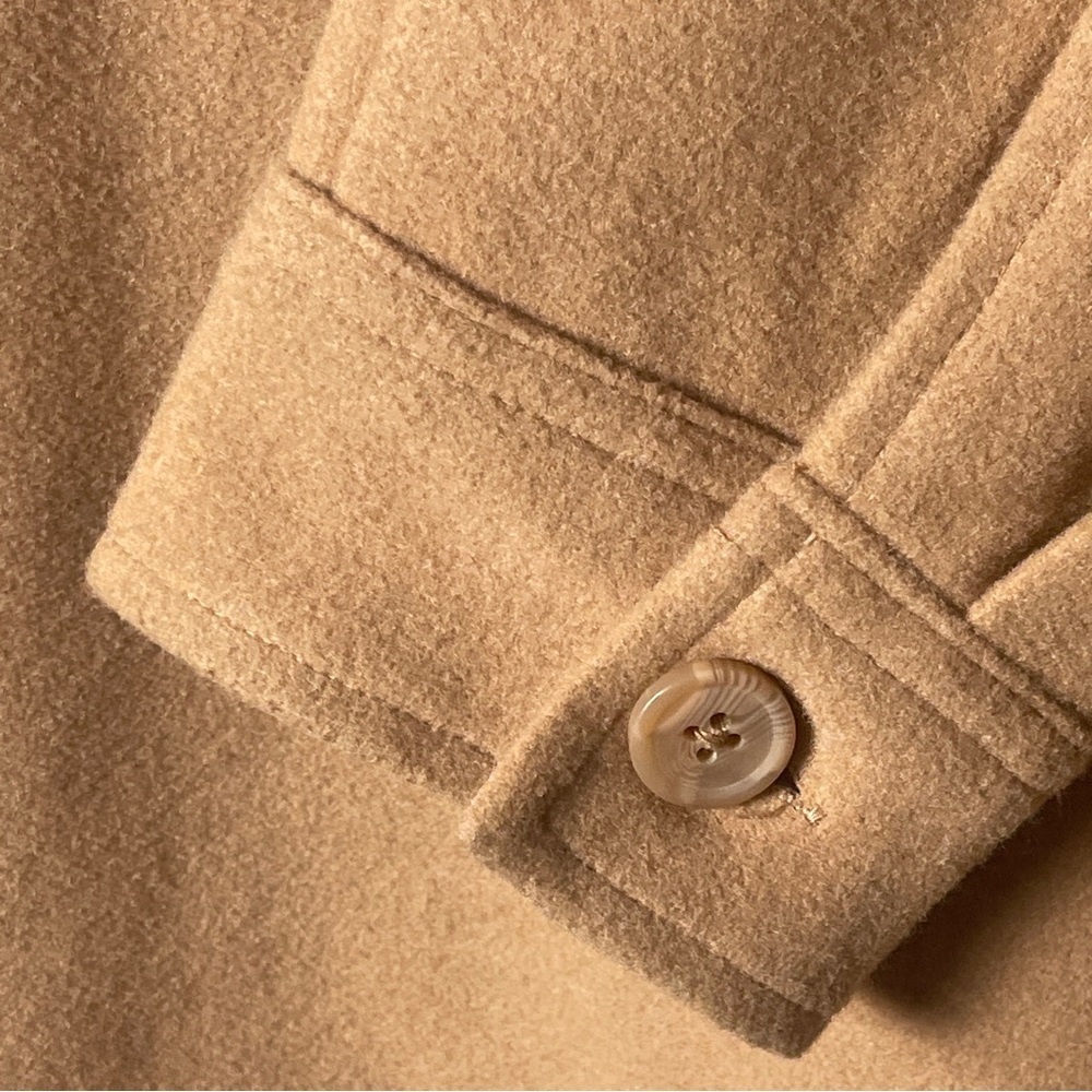 Joie Camel Tan Brushed Fleece Oversized Shacket / Shirt Jacket Size L - Picture 6 of 10